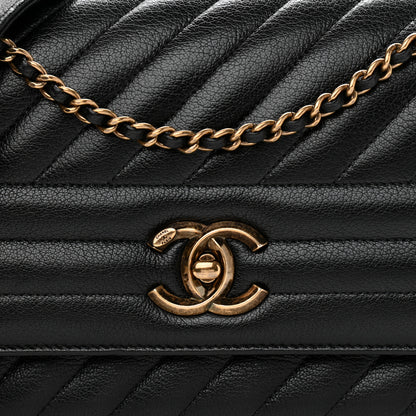 Chanel Shiny Goatskin Diagonal Quilted Small Flap Black 10 of 11