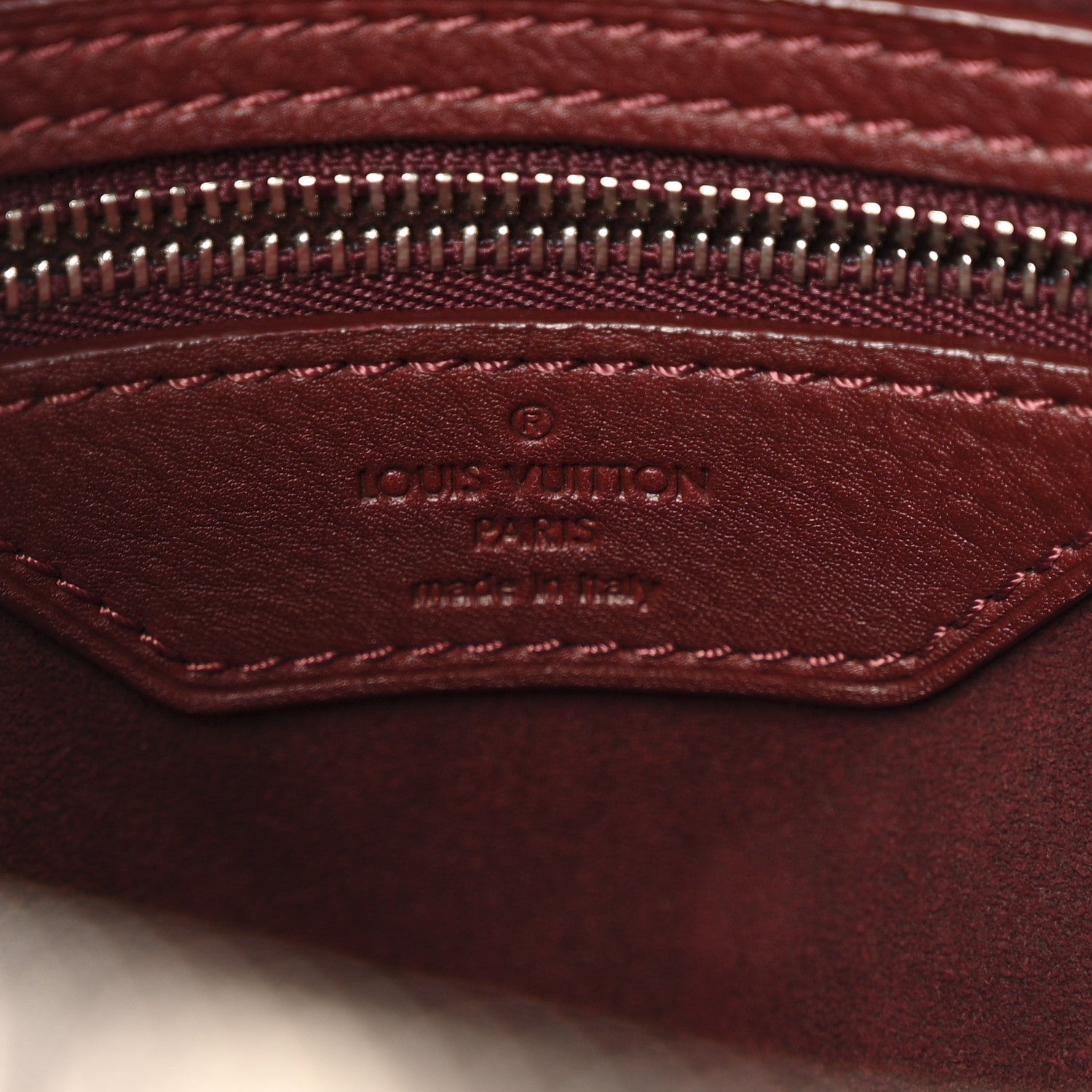 Louis Vuitton Monogram Lambskin Antheia Ixia MM Fuchsia 6 of 11
