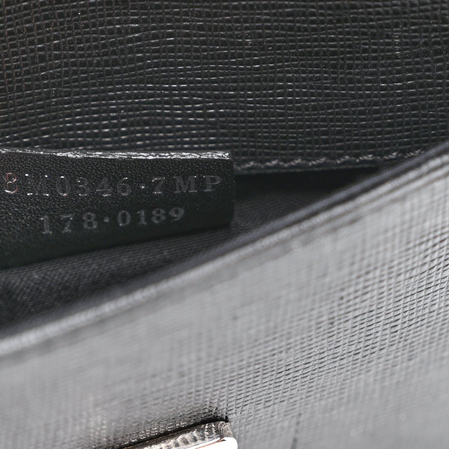 Fendi Vitello Elite Mink Fur Studded Karlito Tube Wallet on Chain Black 8 of 14