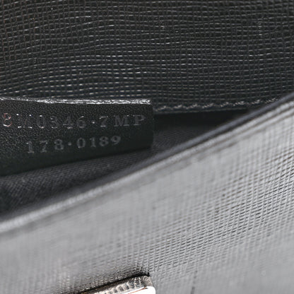 Fendi Vitello Elite Mink Fur Studded Karlito Tube Wallet on Chain Black 8 of 14