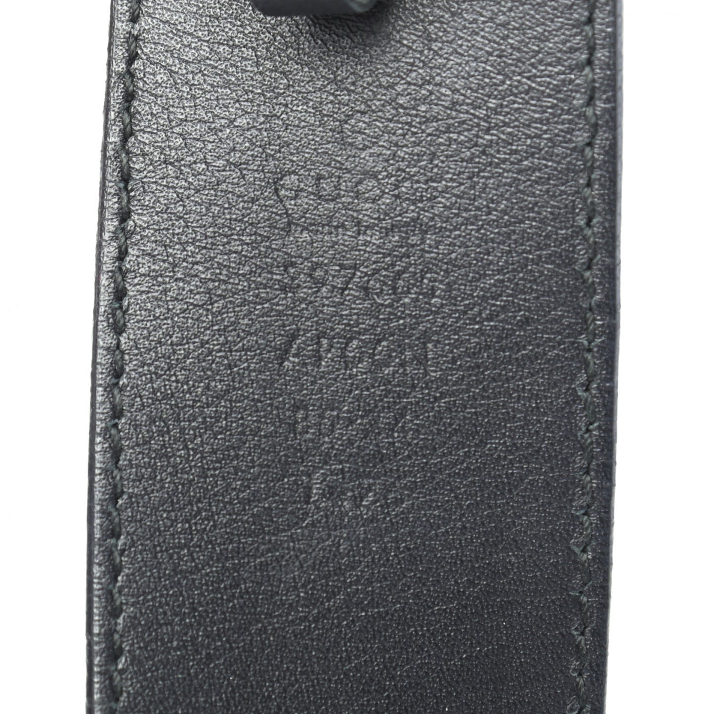 Moon Calfskin Nickel Double G 40mm Belt 85 34 Black