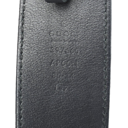Gucci Moon Calfskin Nickel Double G 40mm Belt 85 34 Black 3 of 5