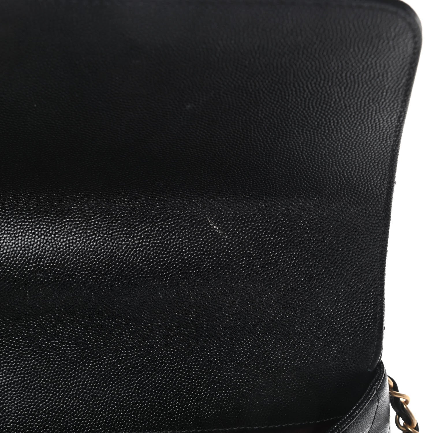 Chanel Caviar Chevron Quilted Medium Coco Handle Flap Black 16 of 16