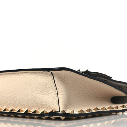 Valentino Garavani Grained Calfskin Small Rockstud Flap Crossbody Bag Light Ivory 8 of 8