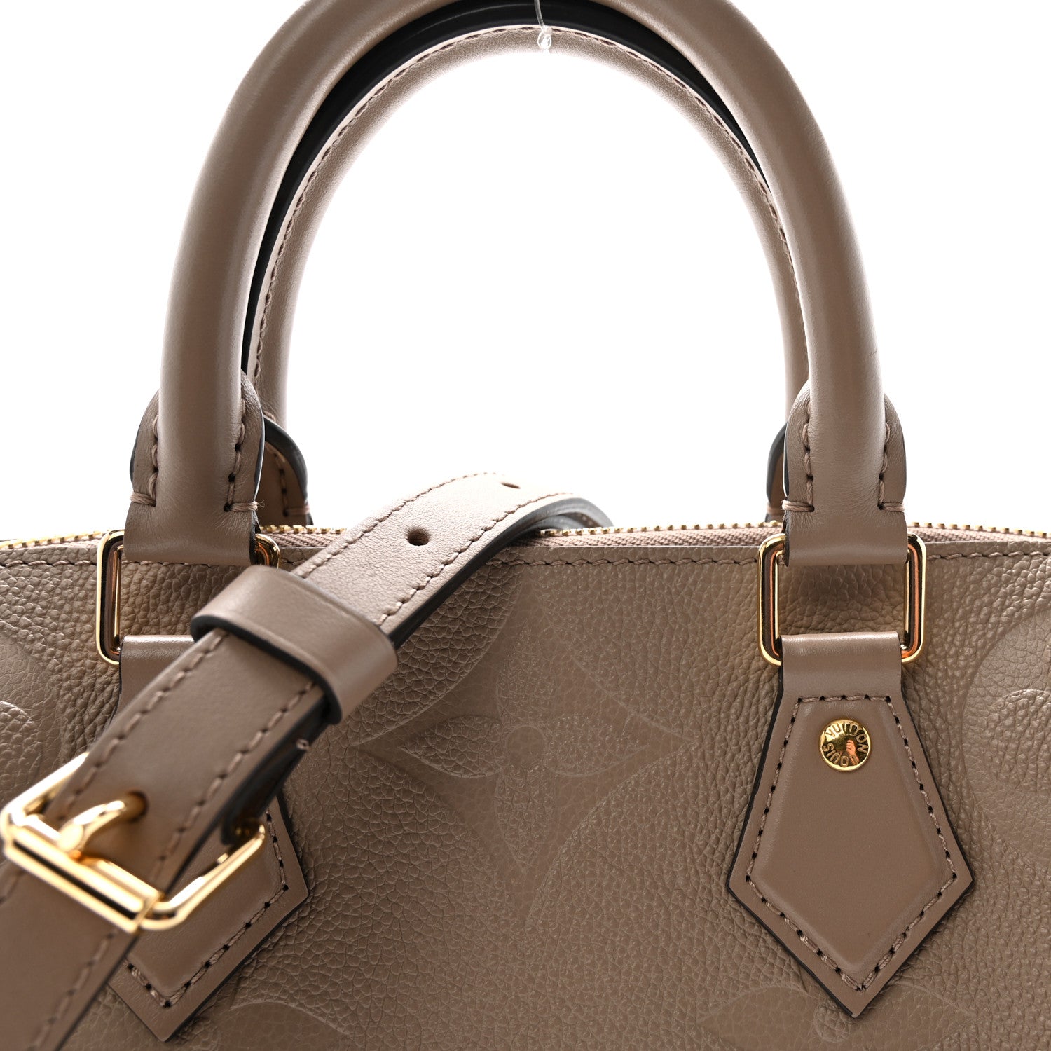 Louis Vuitton Empreinte Monogram Giant Speedy Bandouliere 25 Tourterelle 7 of 9