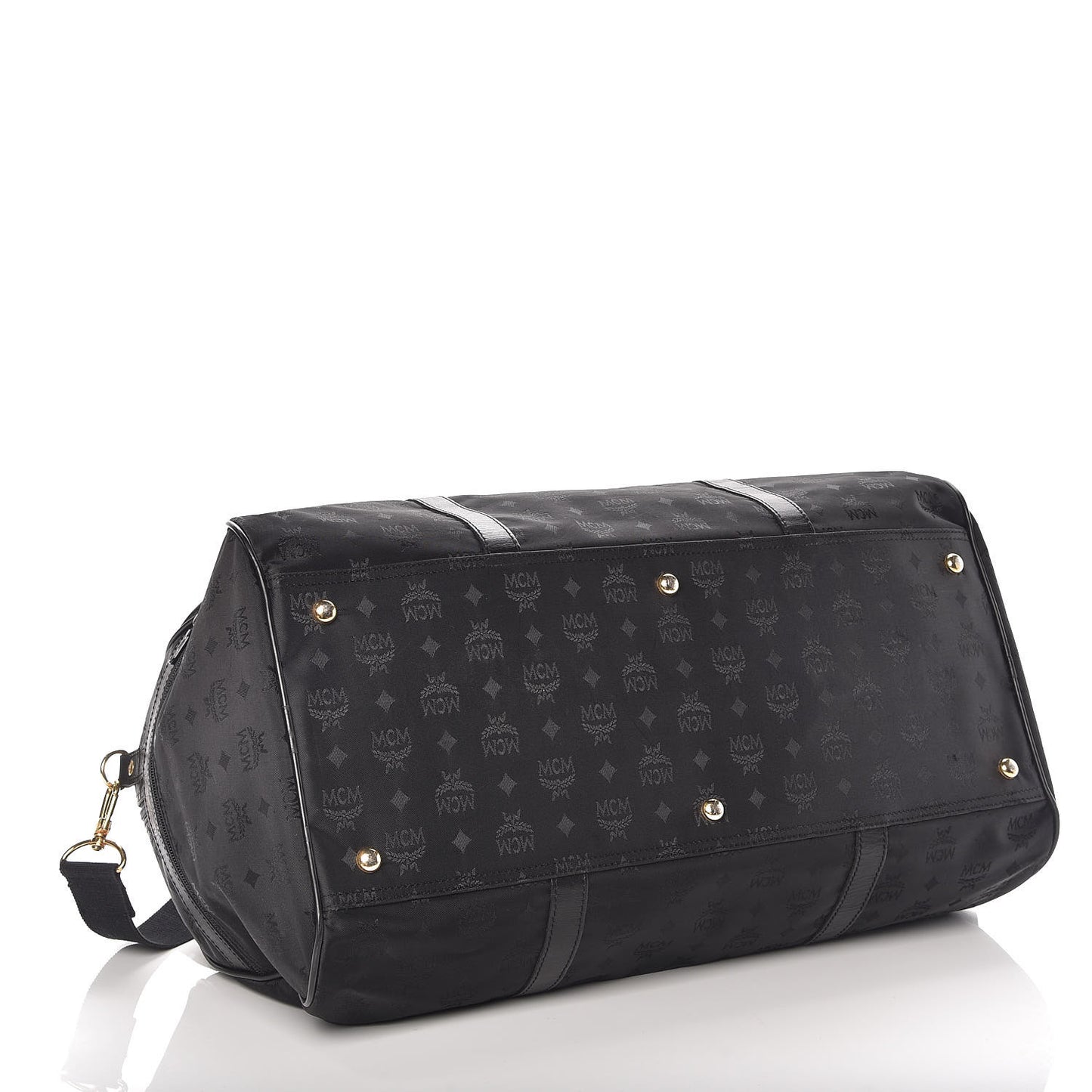 Monogram Coated Canvas Weekender Black