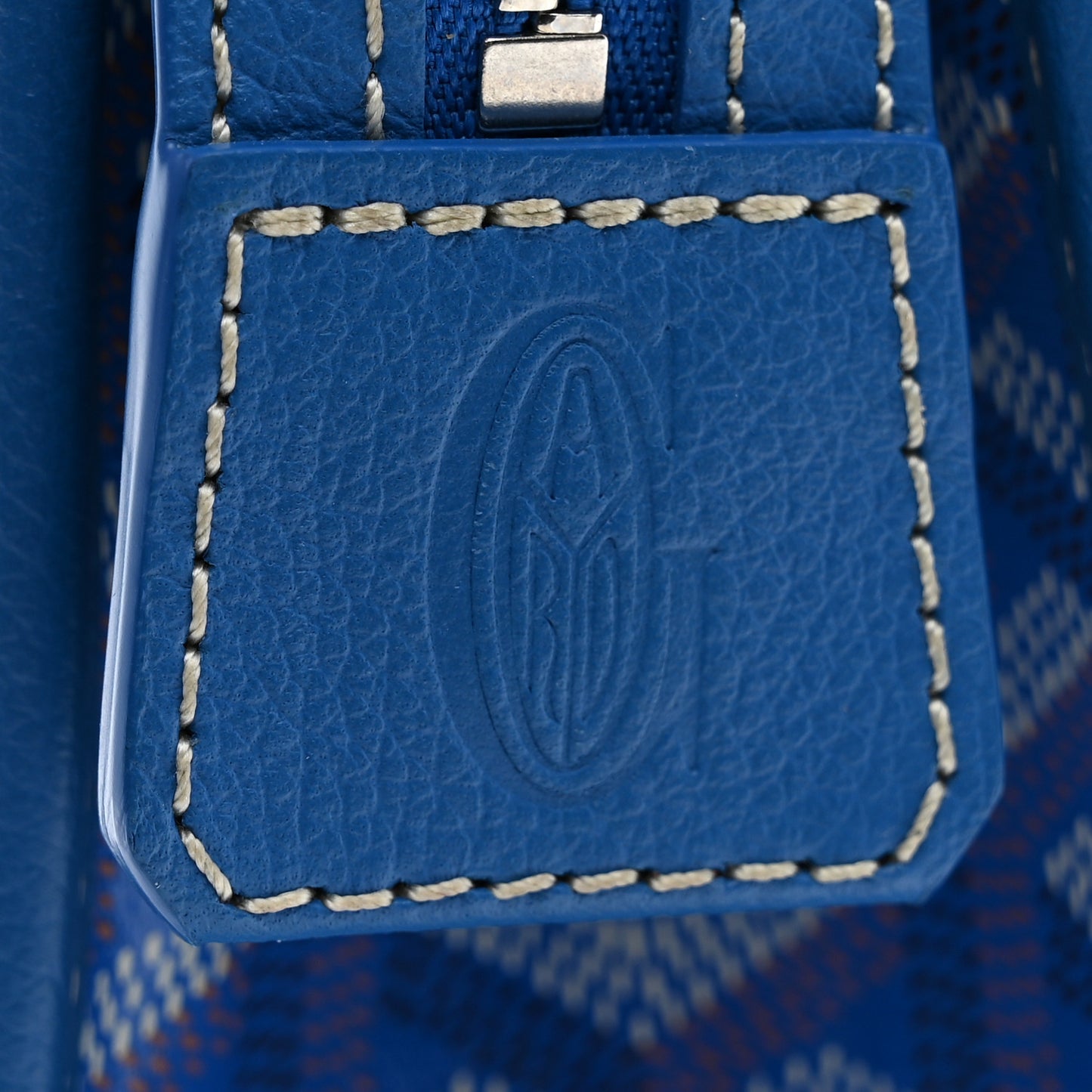 Goyardine Jouvence Toiletry Pouch MM Blue