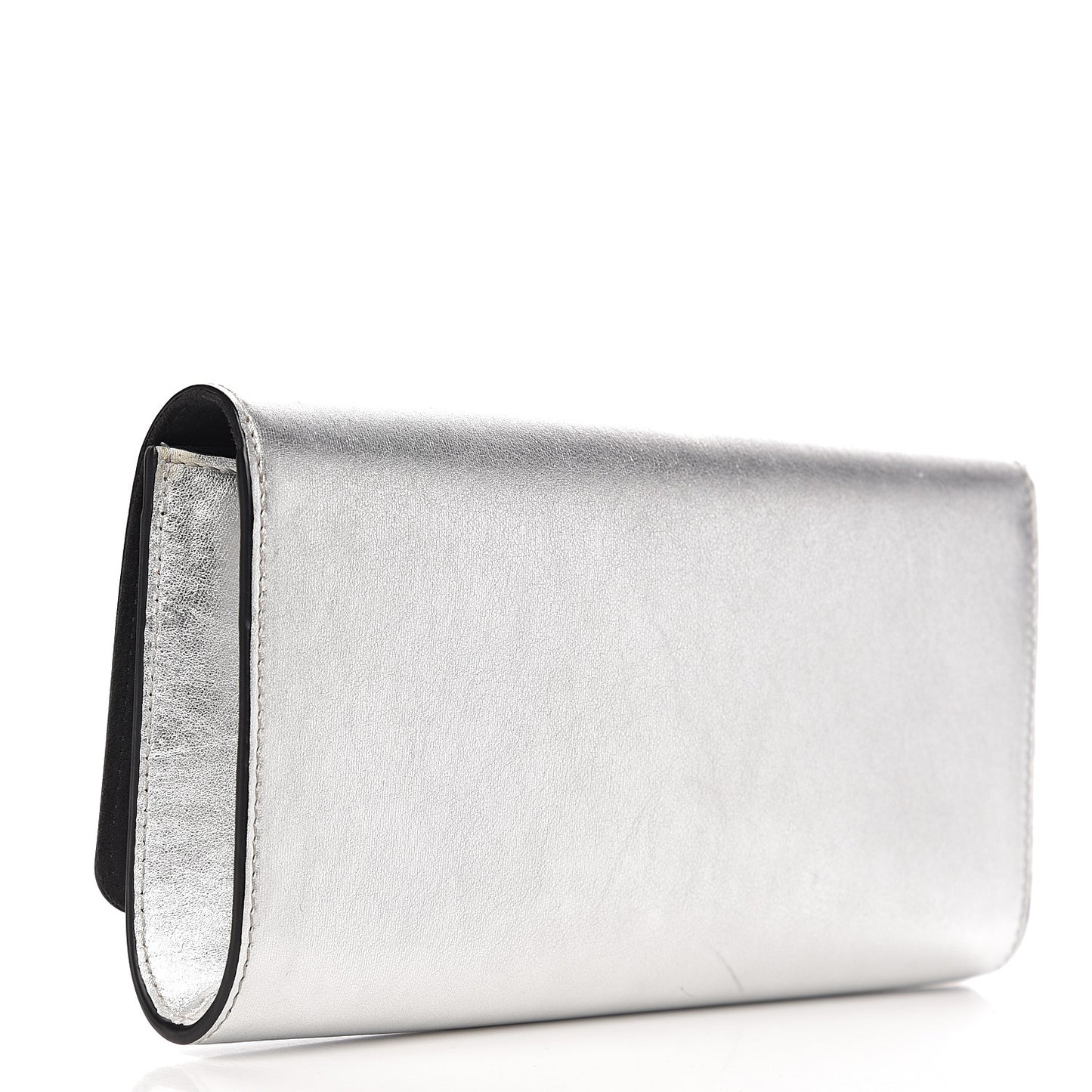 Calfskin Neo Sobe Louise EW Clutch Silver
