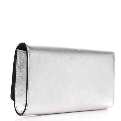 Louis Vuitton Calfskin Neo Sobe Louise EW Clutch Silver 2 of 6