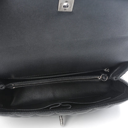 Chanel Caviar Lizard Quilted Small Coco Handle Flap Black 6 of 8