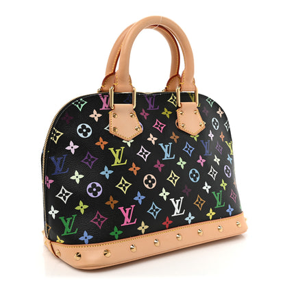 Louis Vuitton Monogram Multicolor Alma Black 3 of 17
