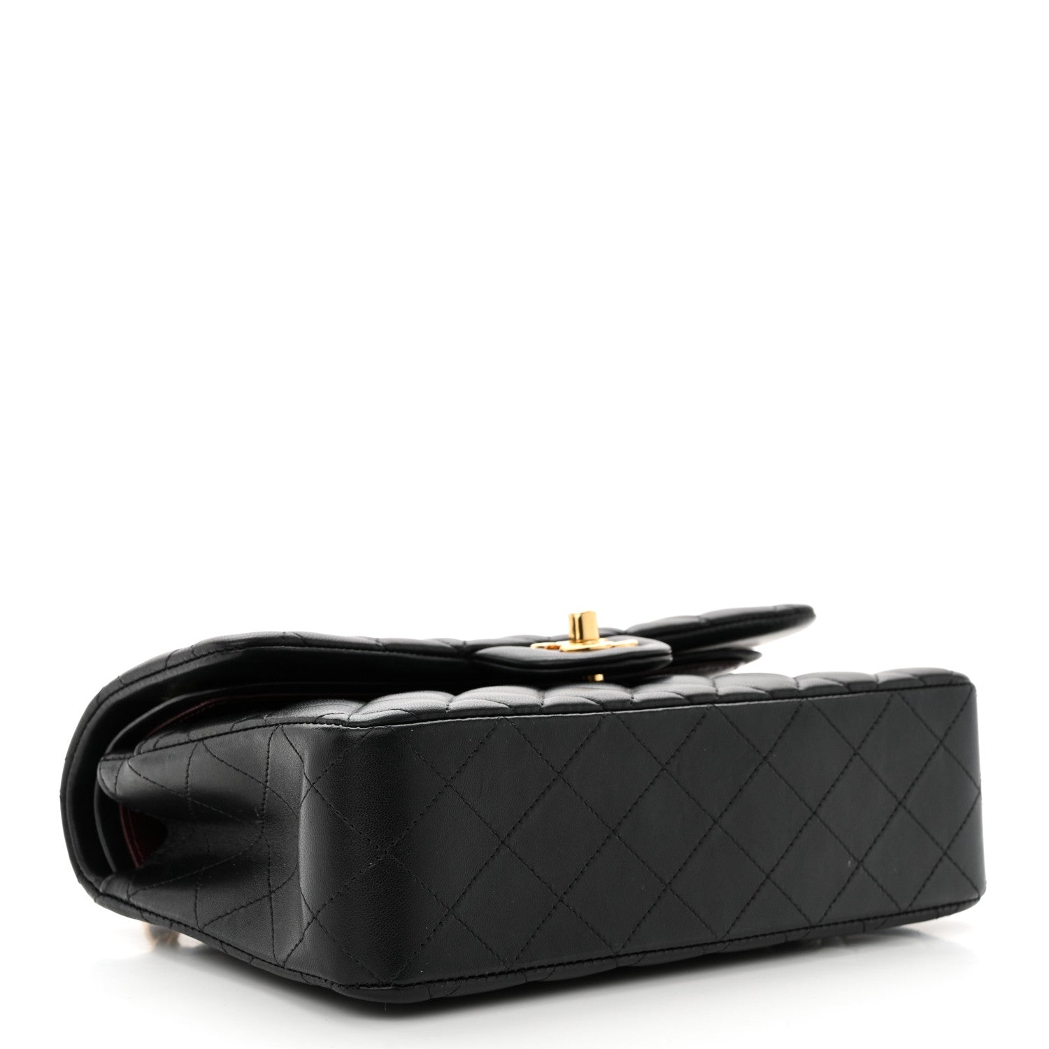 Chanel Lambskin Quilted Small Double Flap Black 4 of 15