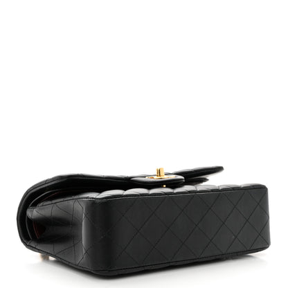 Chanel Lambskin Quilted Small Double Flap Black 4 of 15