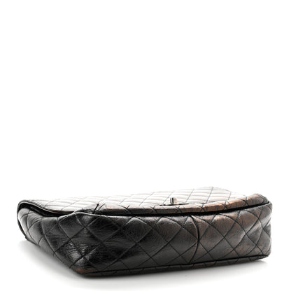 Chanel Shiny Goatskin Quilted Flap Black 4 of 10