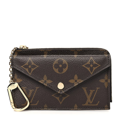 Louis Vuitton Monogram Recto Verso Card Holder Black 1 of 10