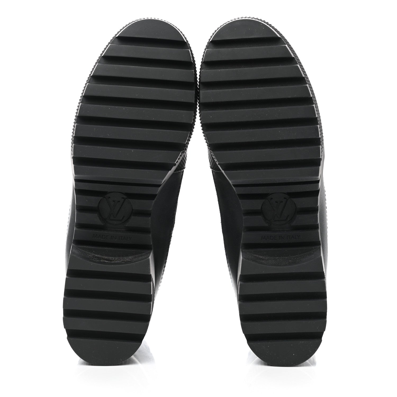 Louis Vuitton Suede Calfskin Jacquard Since 1854 Laureate Platform Desert Boots 37 Black 5 of 8