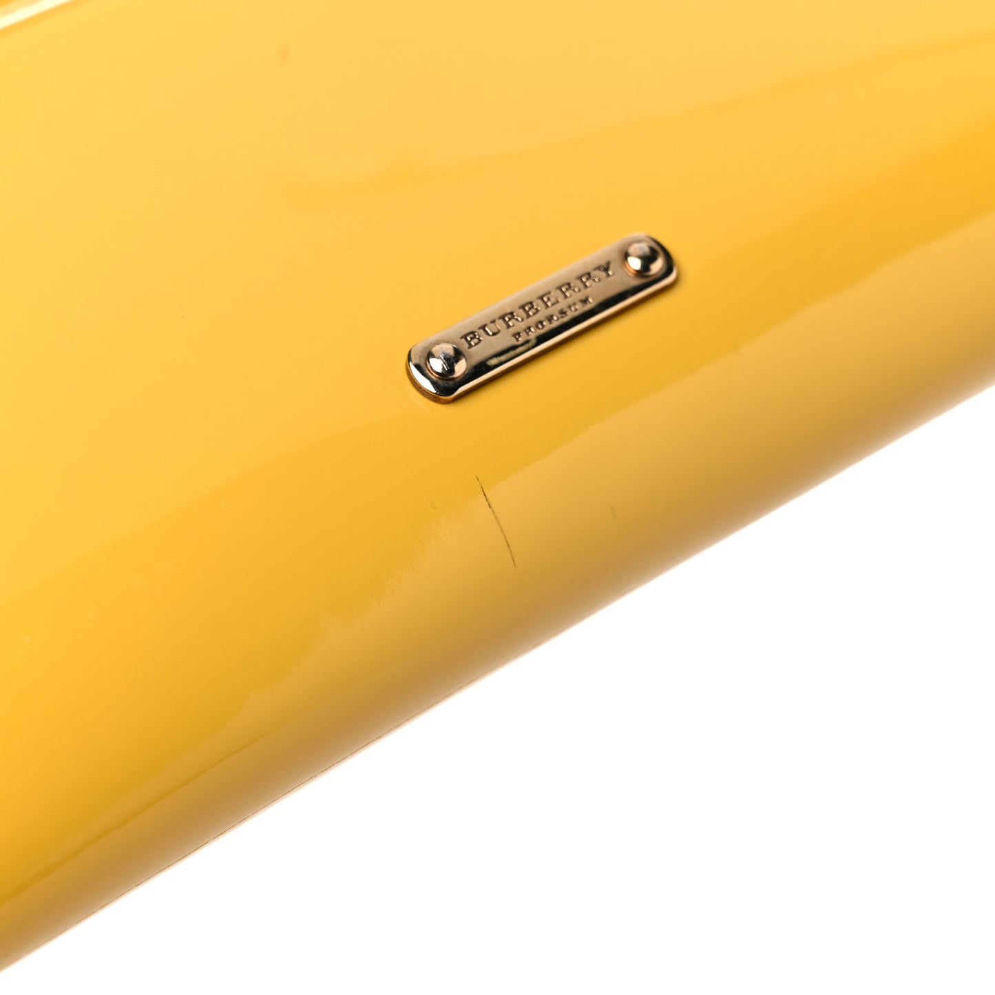 Prorsum Patent Small Shoulder Bag Yellow
