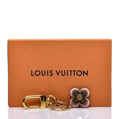 Louis Vuitton Monogram Blooming Flowers BB Bag Charm Key Holder Pink 4 of 4