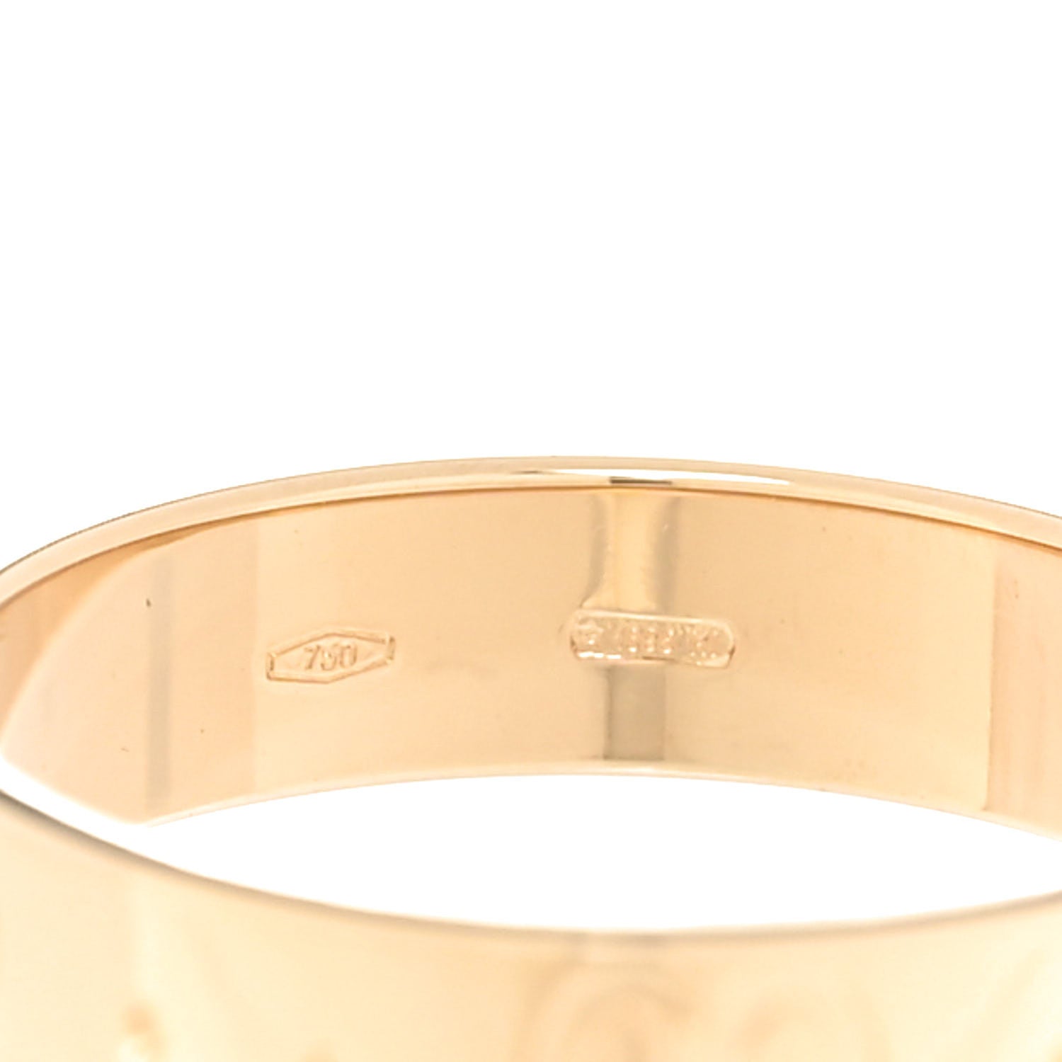 Gucci 18K Yellow Gold 4mm Icon Thin Band Ring 49 5 6 of 6