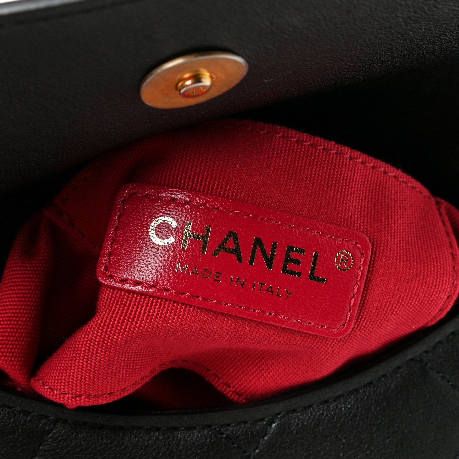 Chanel Calfskin Quilted Chain Small Hobo Bag Black 5 of 8