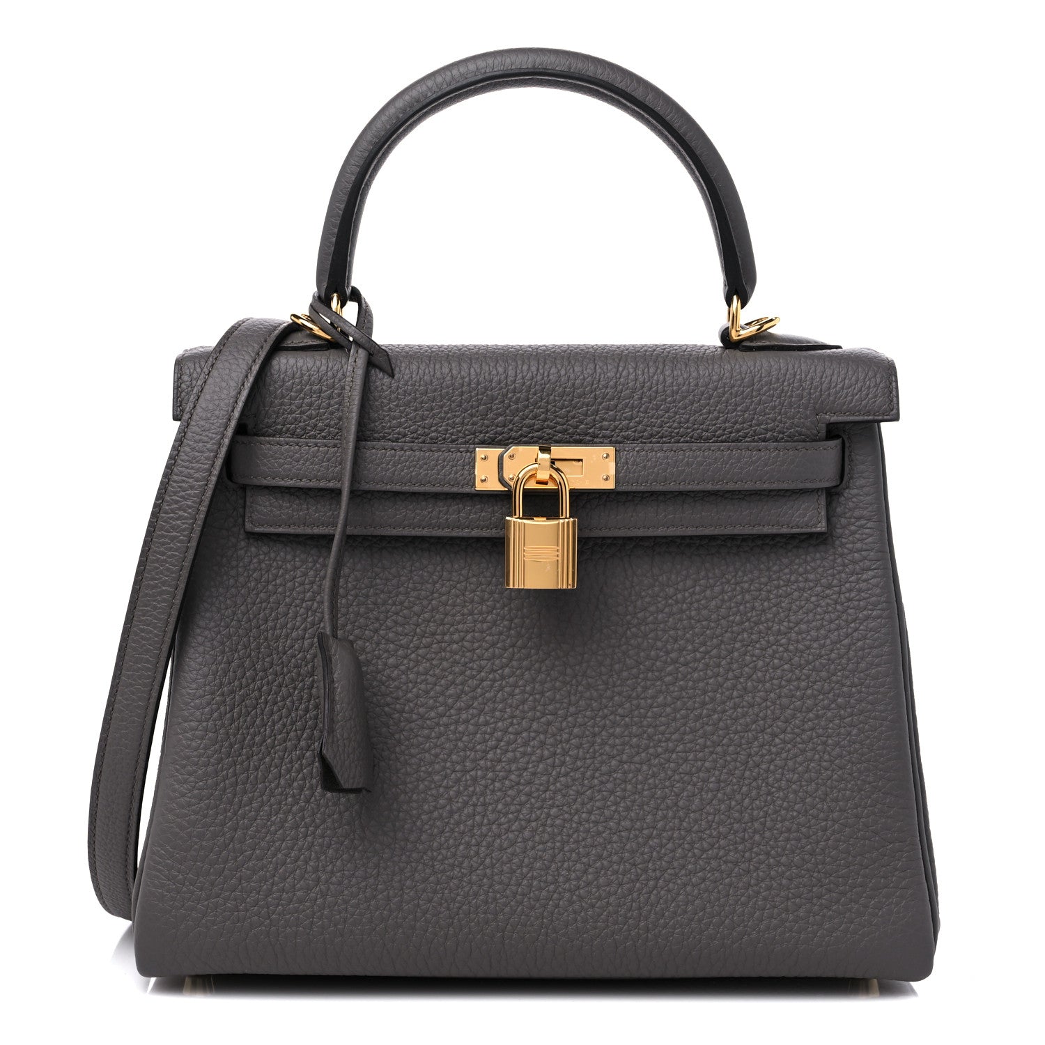 Hermes Togo Kelly Retourne 25 Etain 1 of 10
