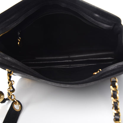 Chanel Caviar CC Shoulder Bag Black 5 of 12