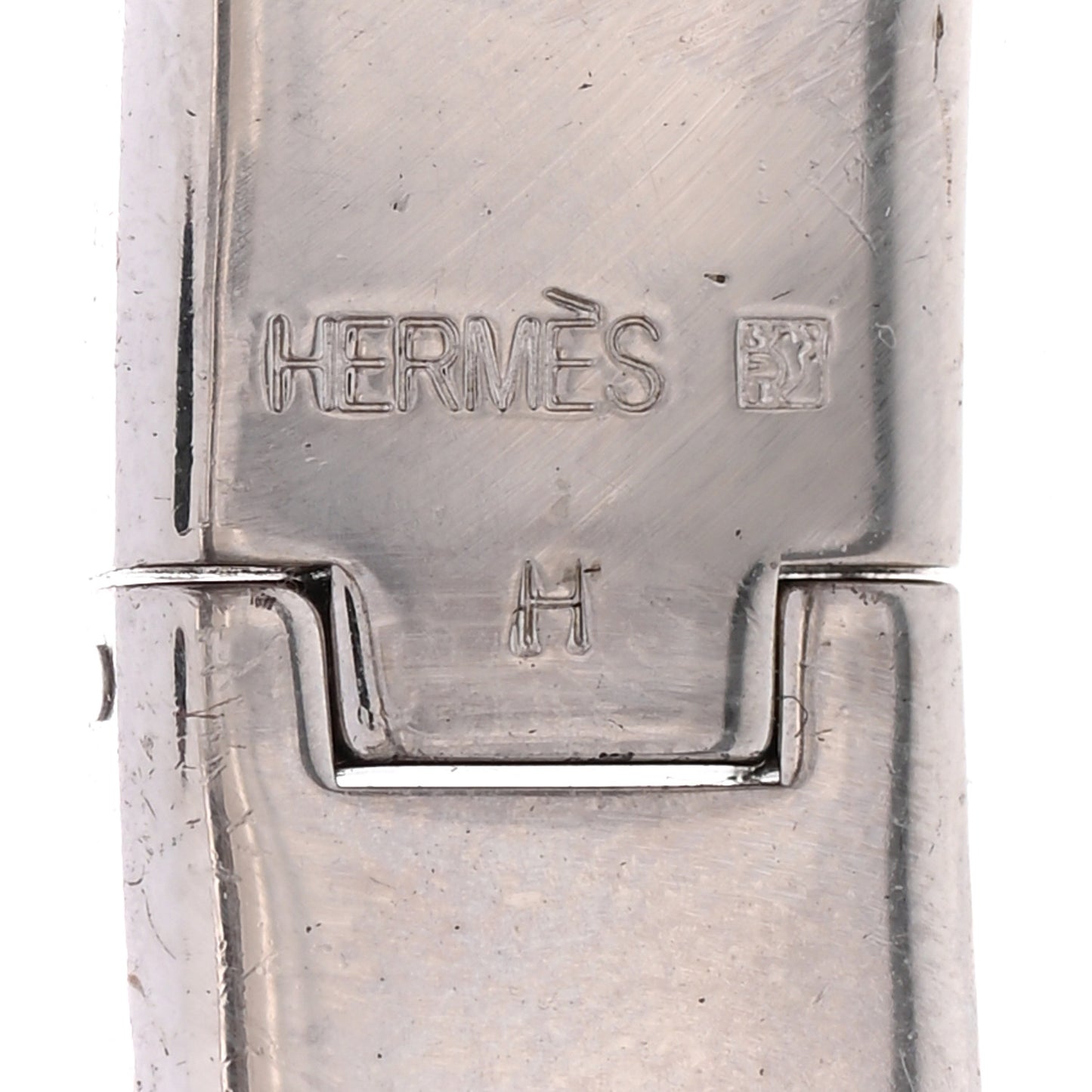 Enamel Narrow Clic Clac H Bracelet PM Rose Dragee
