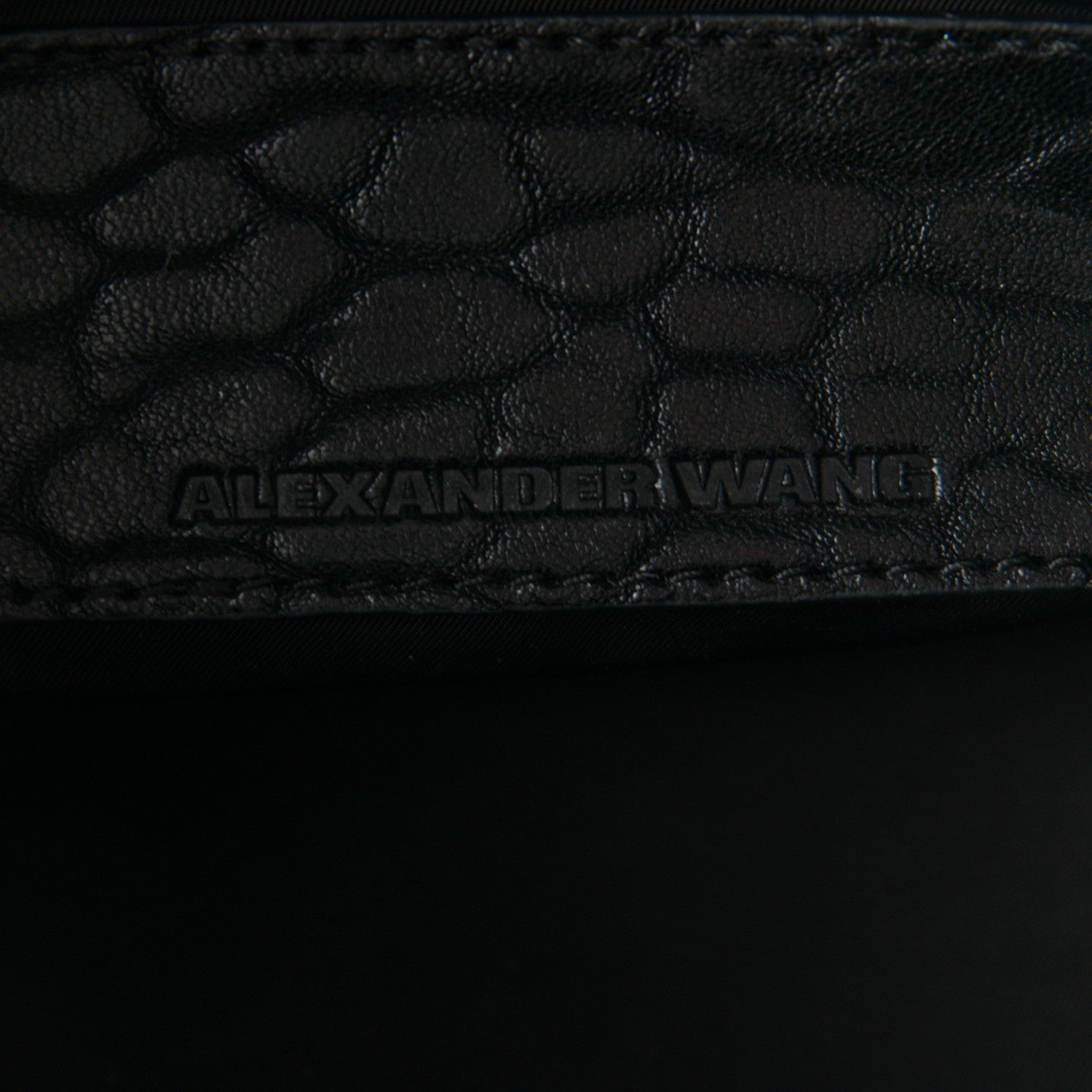 Alexander Wang Pebbled Lambskin Mini Rockie Black Rhodium Hardware 6 of 8