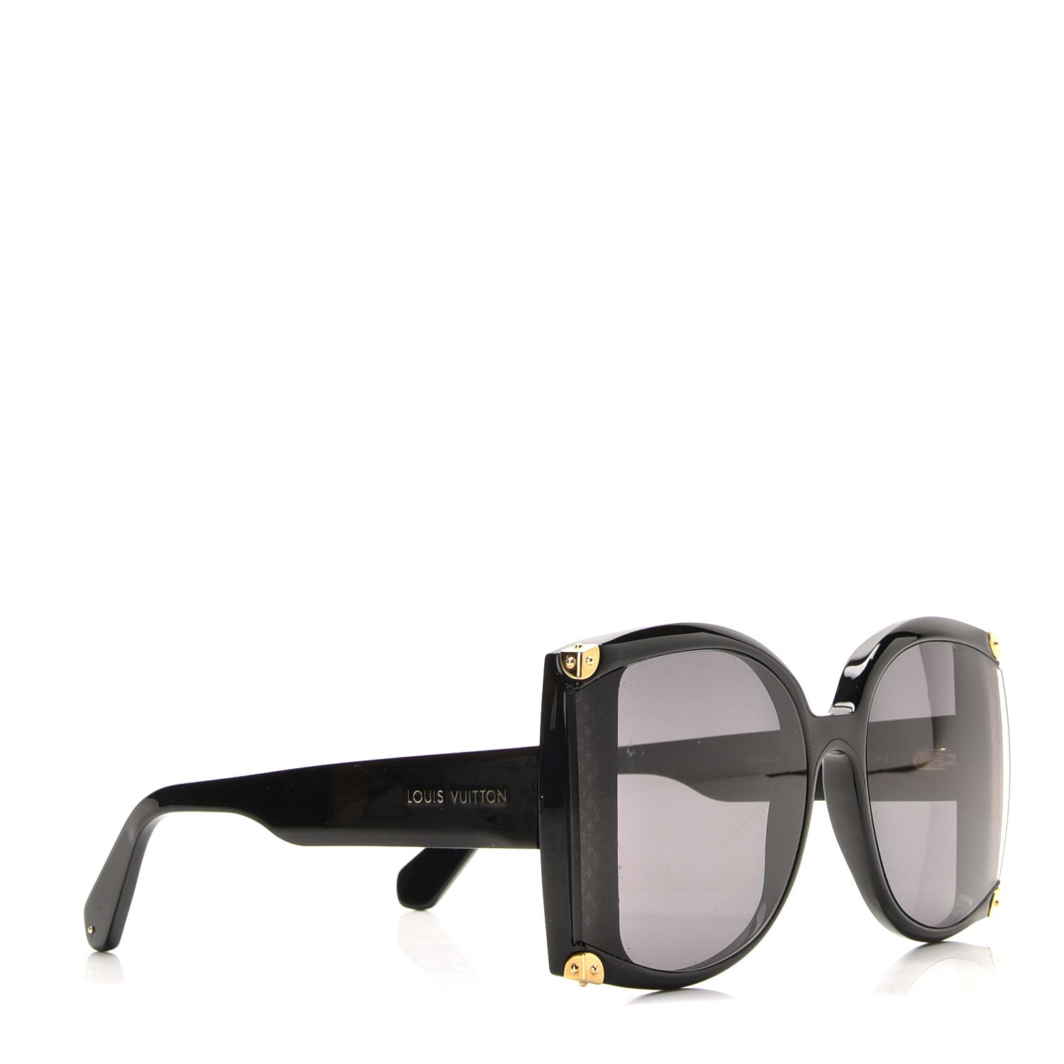Louis Vuitton Acetate Nylon In The Mood For Love Sunglasses Z1294W in Black 3 of 7