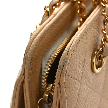 Chanel Caviar Quilted Shopping Tote Beige Clair 11 of 11