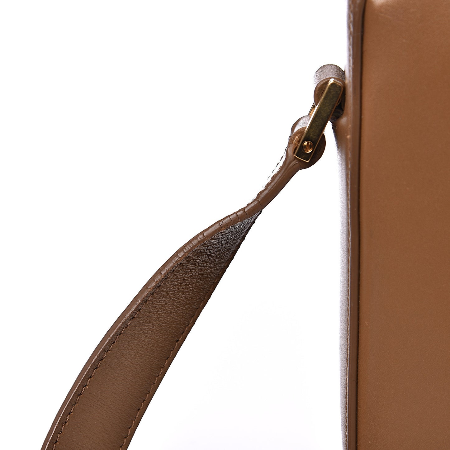 Smooth Calfskin Medium Classic Monogram Universite Bag Dark Beige