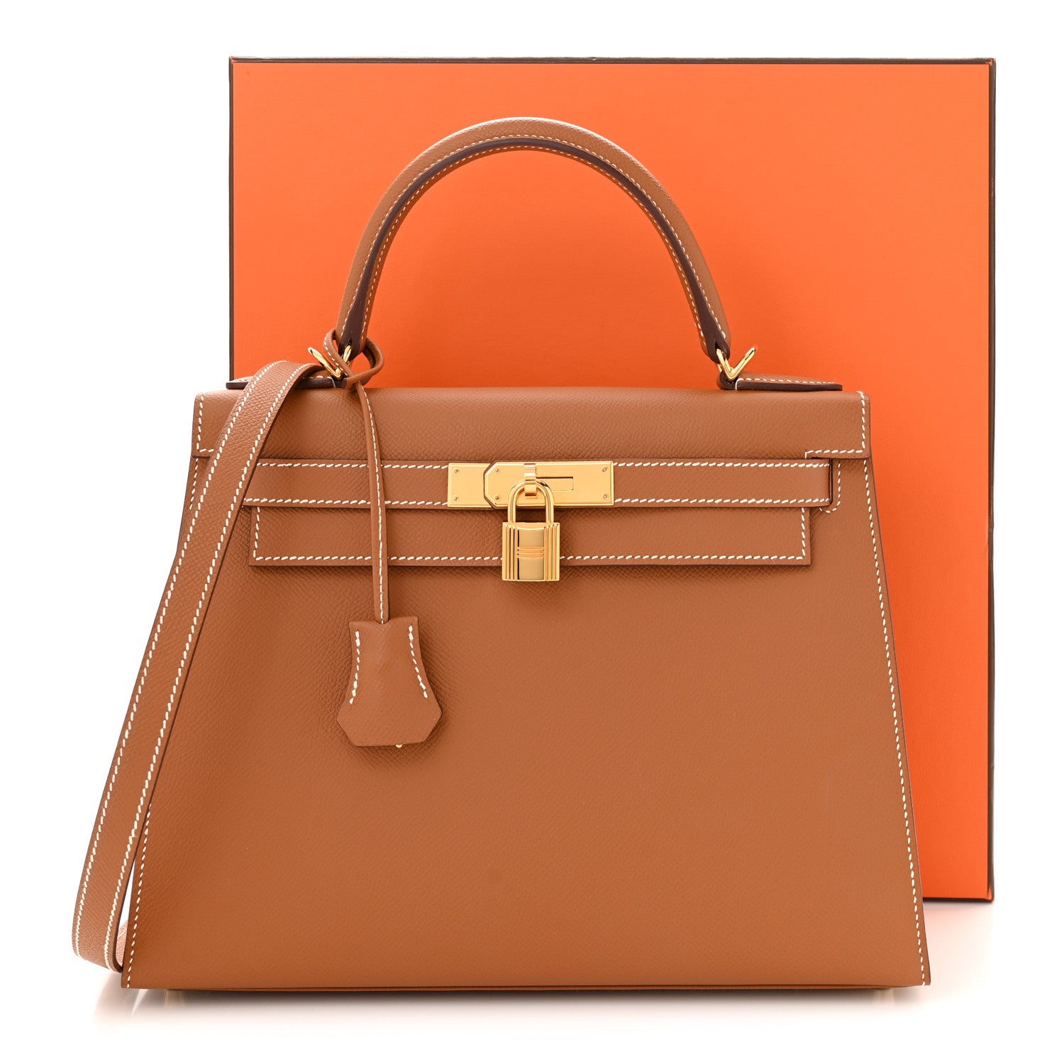 Hermes Epsom Kelly Sellier 28 Gold 11 of 11