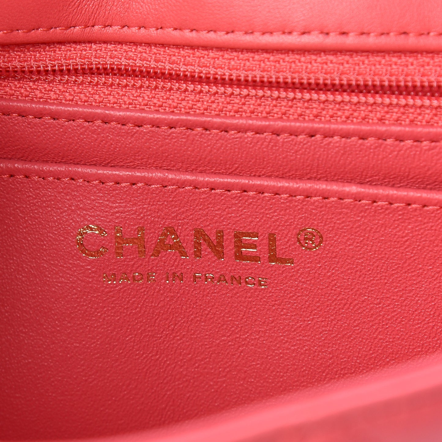 Lambskin Quilted Studded Mini Rectangular Flap Pink