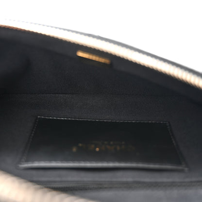 Chanel Lambskin Enamel Quilted Waist Bag Black 6 of 12