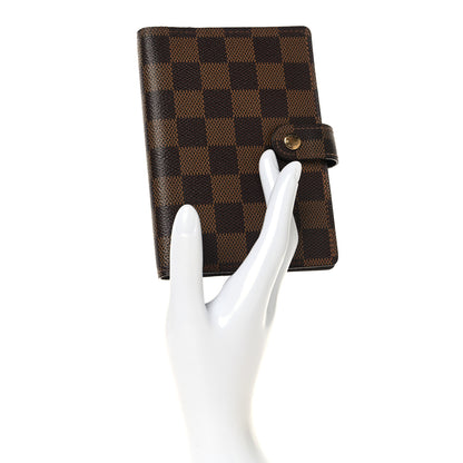 Louis Vuitton Damier Ebene Small Ring Agenda Cover 2 of 7
