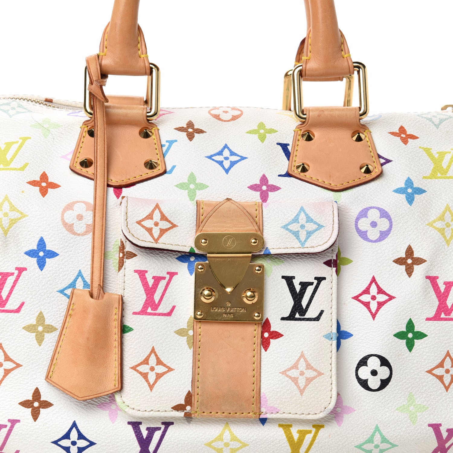 Louis Vuitton Monogram Multicolor Speedy 30 White 14 of 14