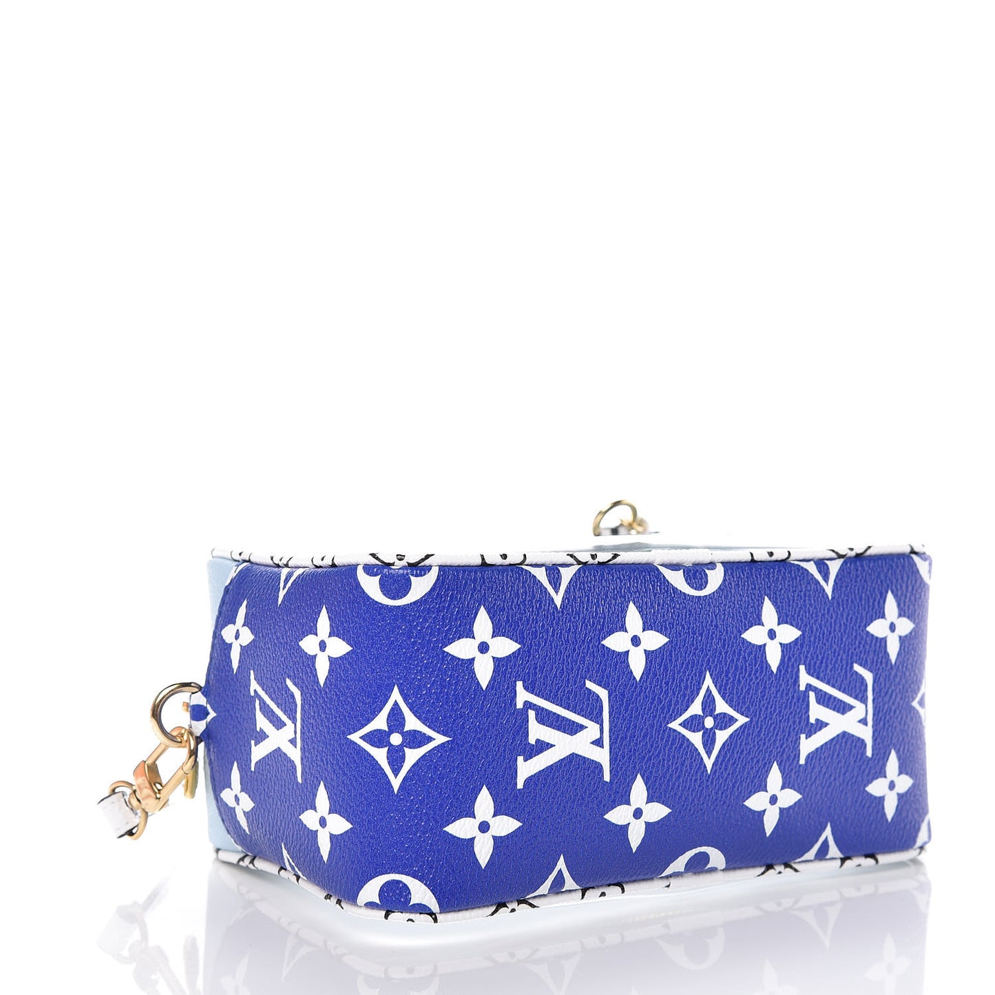 Monogram Giant Hawaii Beach Pouch Blue
