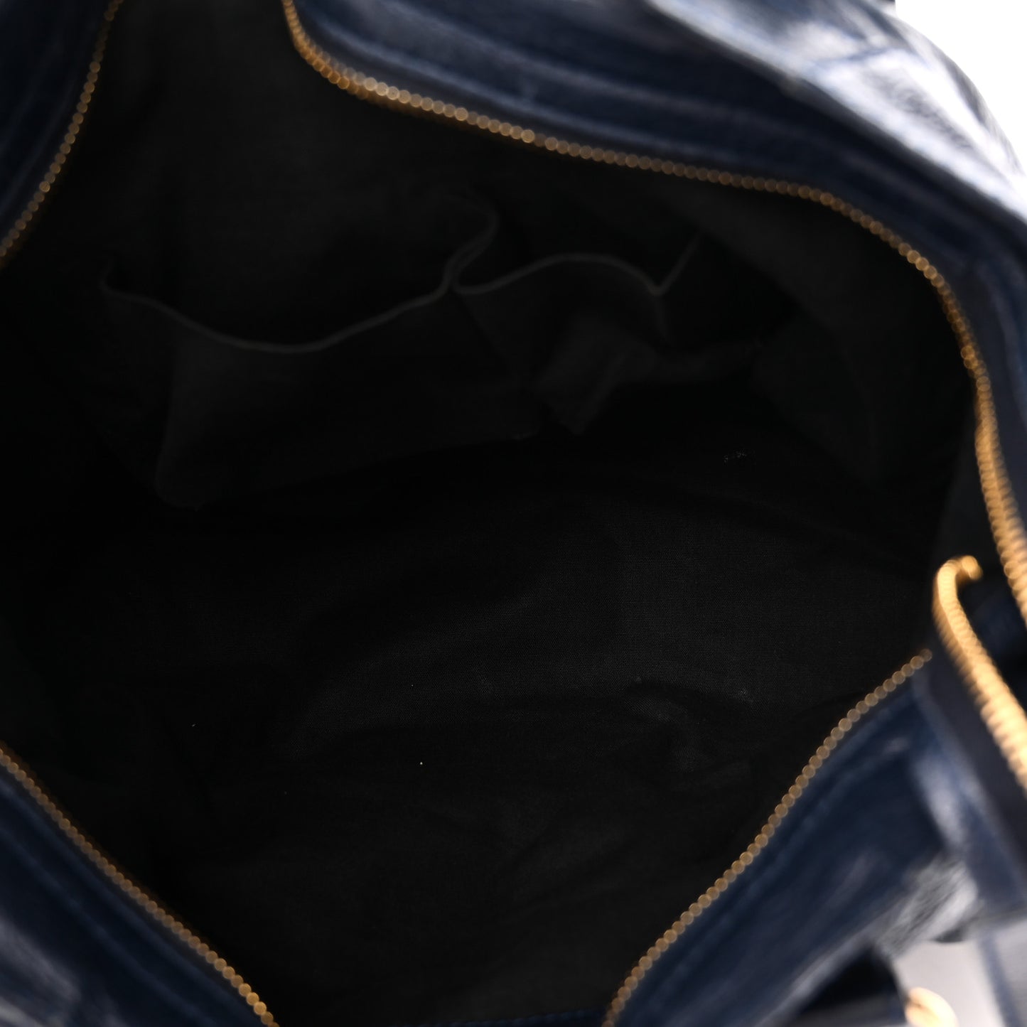 Agneau Giant 12 Gold Hardware Velo Bleu Obscur