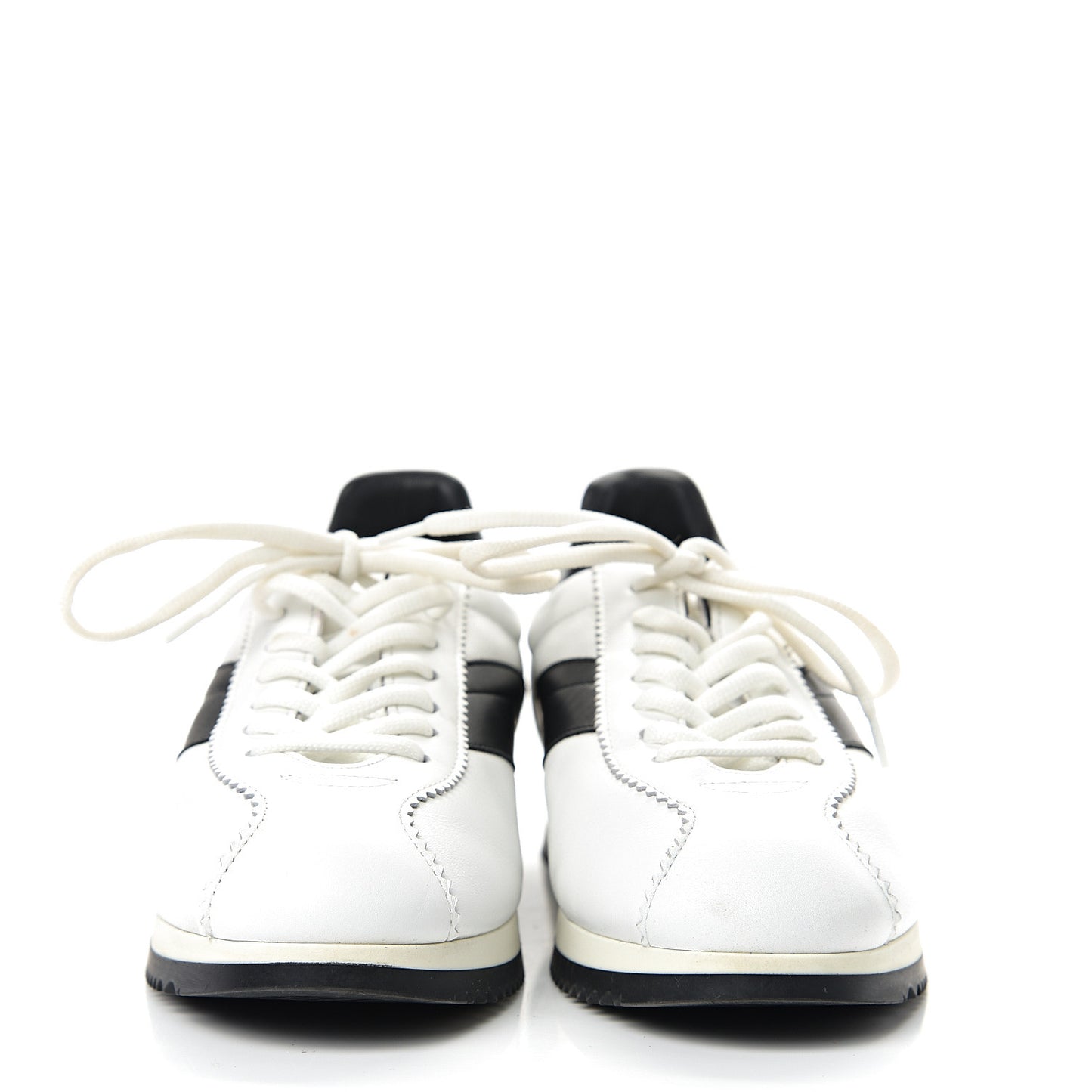 Calfskin Mix Diorun Sneakers 37.5 Optic White