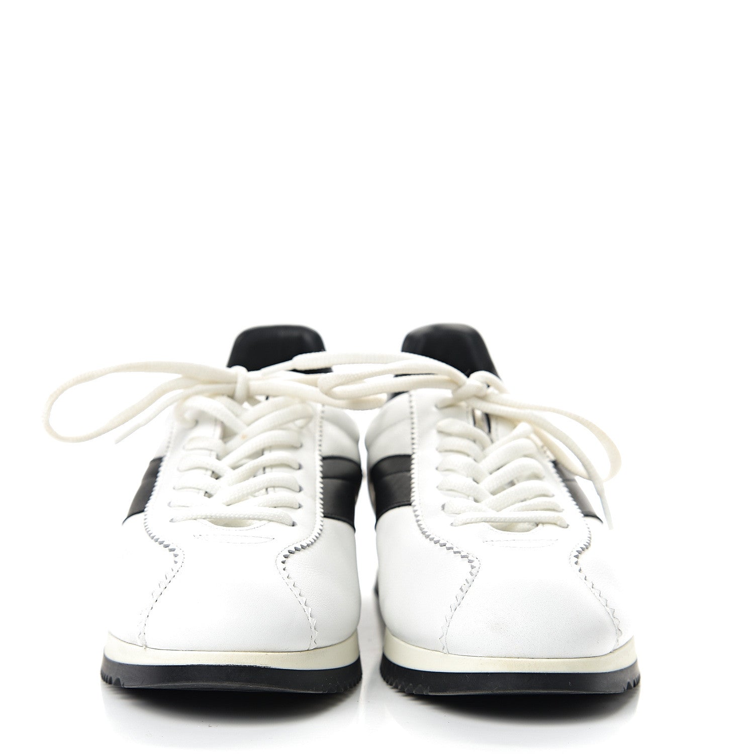 Christian Dior Calfskin Mix Diorun Sneakers 37.5 Optic White 2 of 13