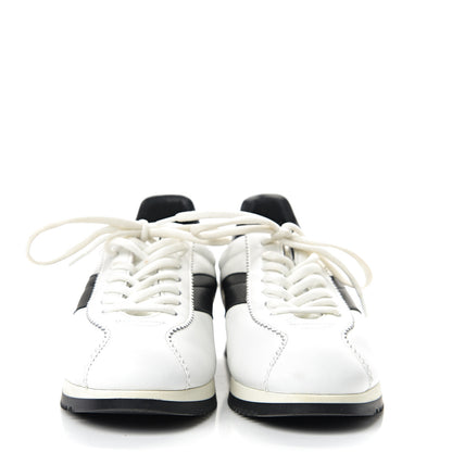 Christian Dior Calfskin Mix Diorun Sneakers 37.5 Optic White 2 of 13