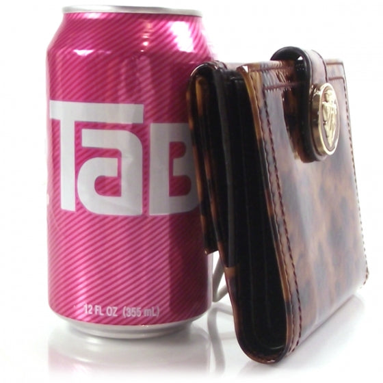 Patent Leopard Hysteria Wallet