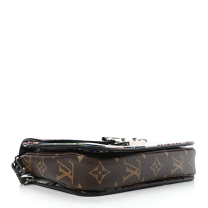 Louis Vuitton Epi Monogram Floral Mini Pochette Metis 3 of 4