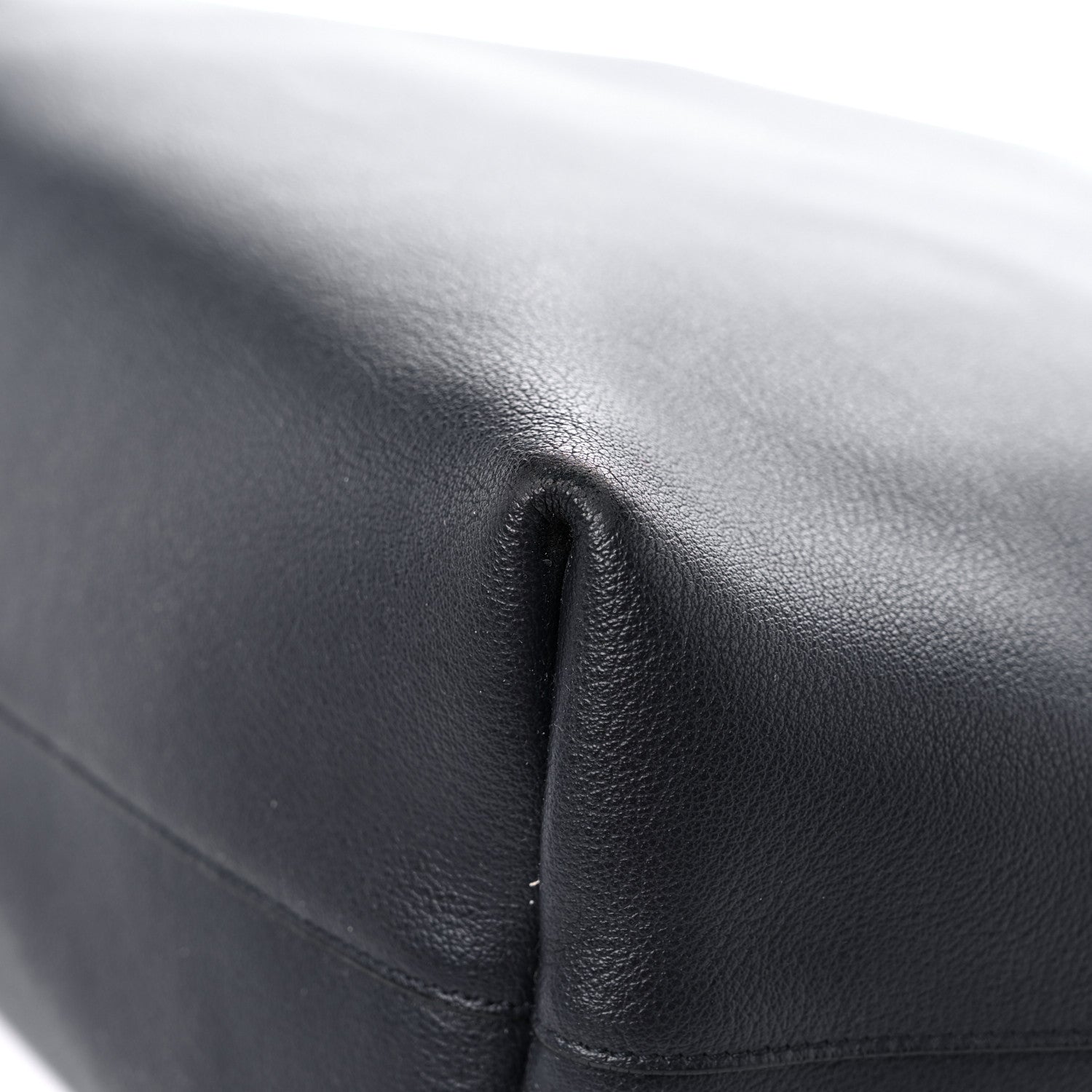 Saint Laurent Calfskin Large Shopping Tote Black 10 of 23