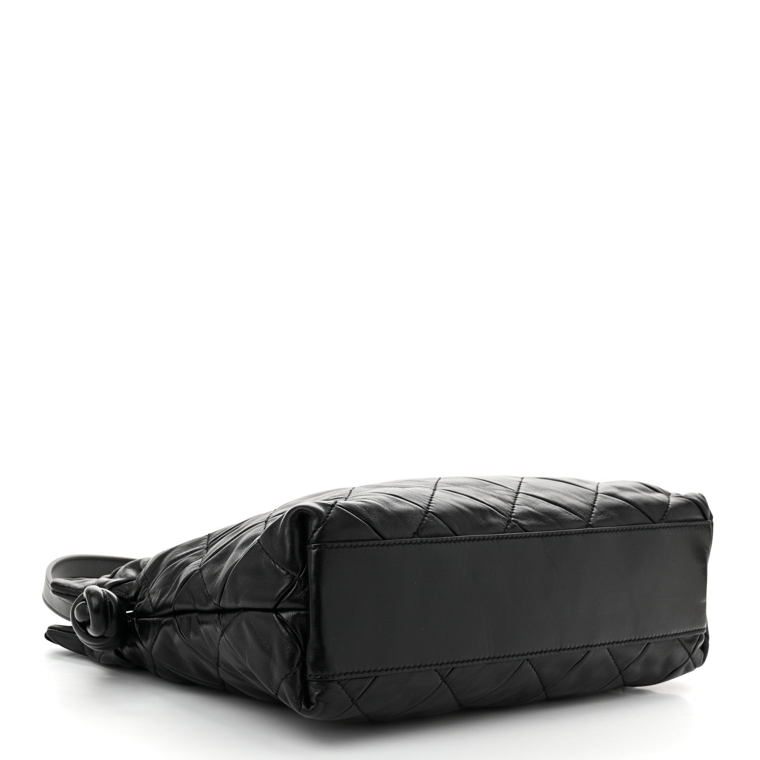 Loewe Nappa Pleated Small Flamenco Knot Bag Black 4 of 9