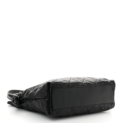 Loewe Nappa Pleated Small Flamenco Knot Bag Black 4 of 9