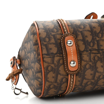 Christian Dior Monogram Romantique Trotter Flap Bag Brown 8 of 10