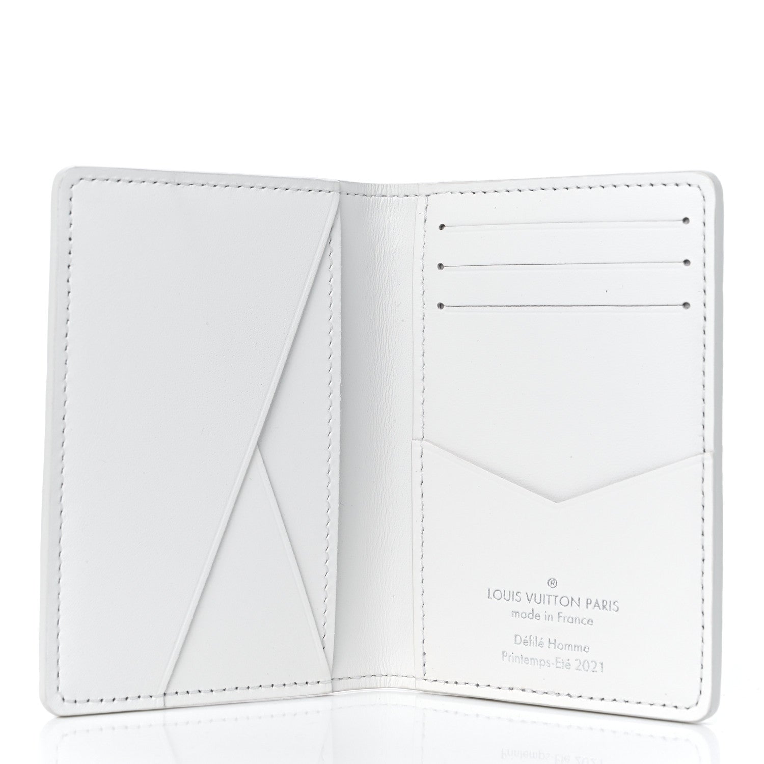 Louis Vuitton Taurillon Monogram LV Friends Pocket Organizer White 6 of 8
