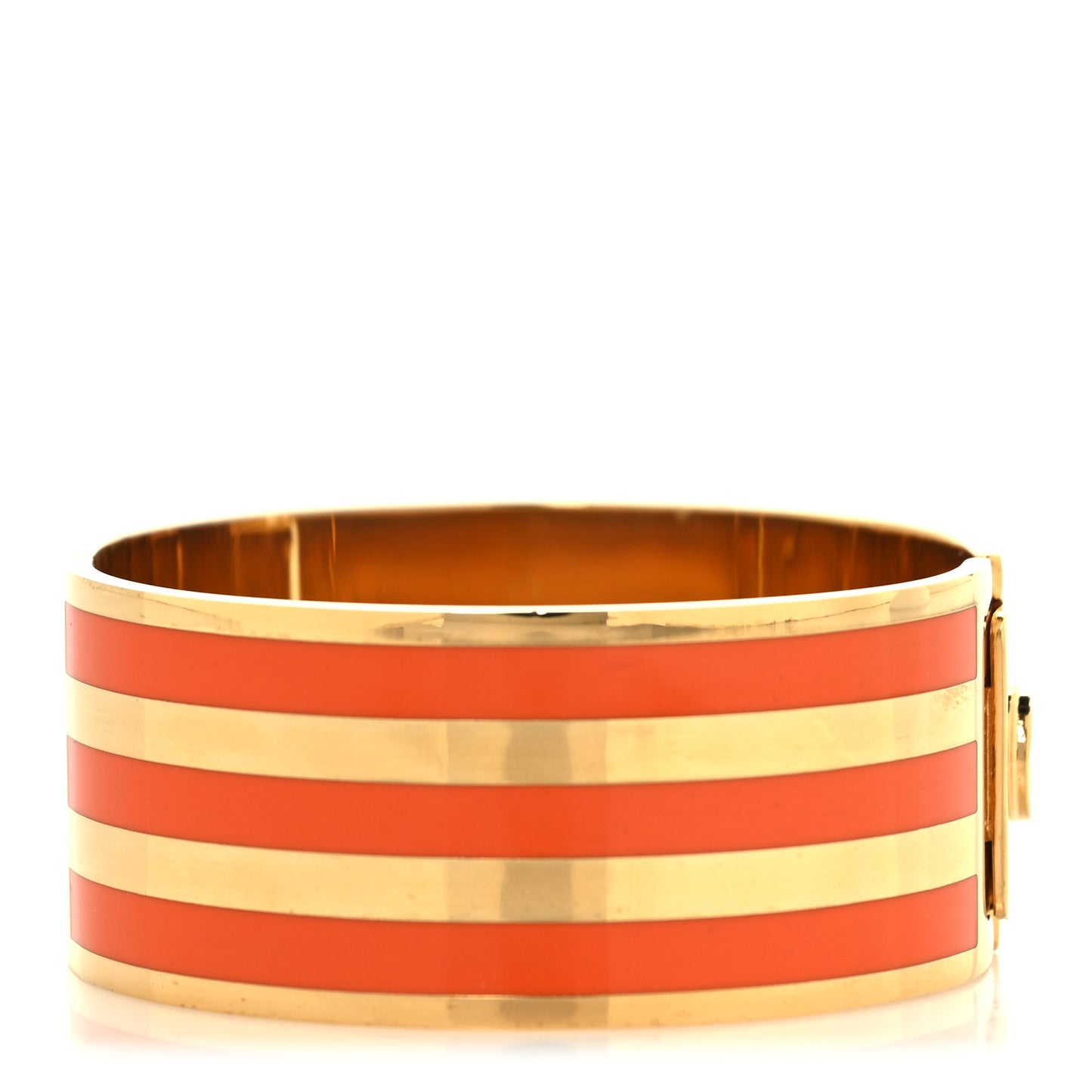 X ADIDAS Metal Enamel Cuff Bracelet S Orange