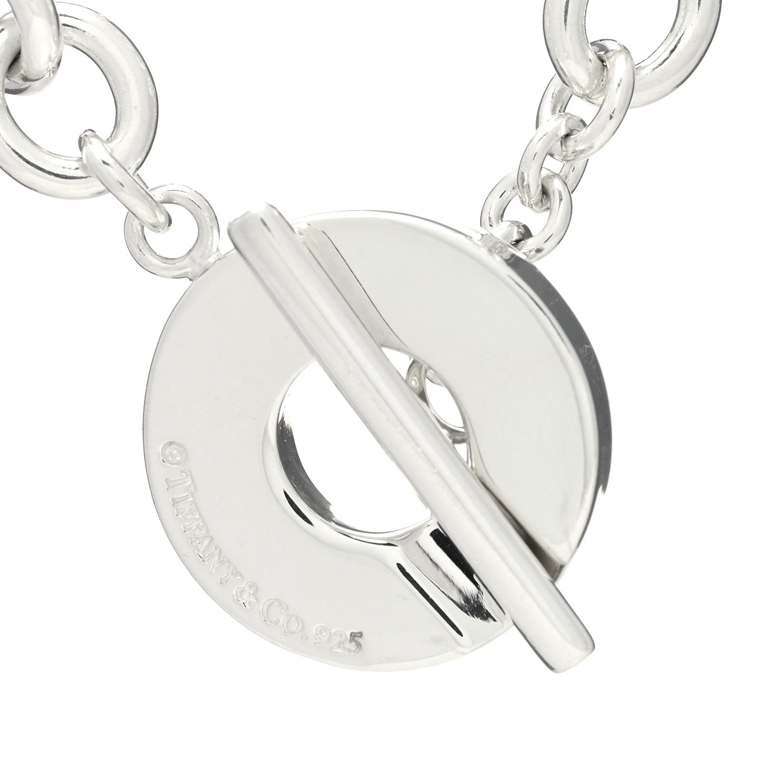 Tiffany Sterling Silver 1837 Toggle Necklace 4 of 4